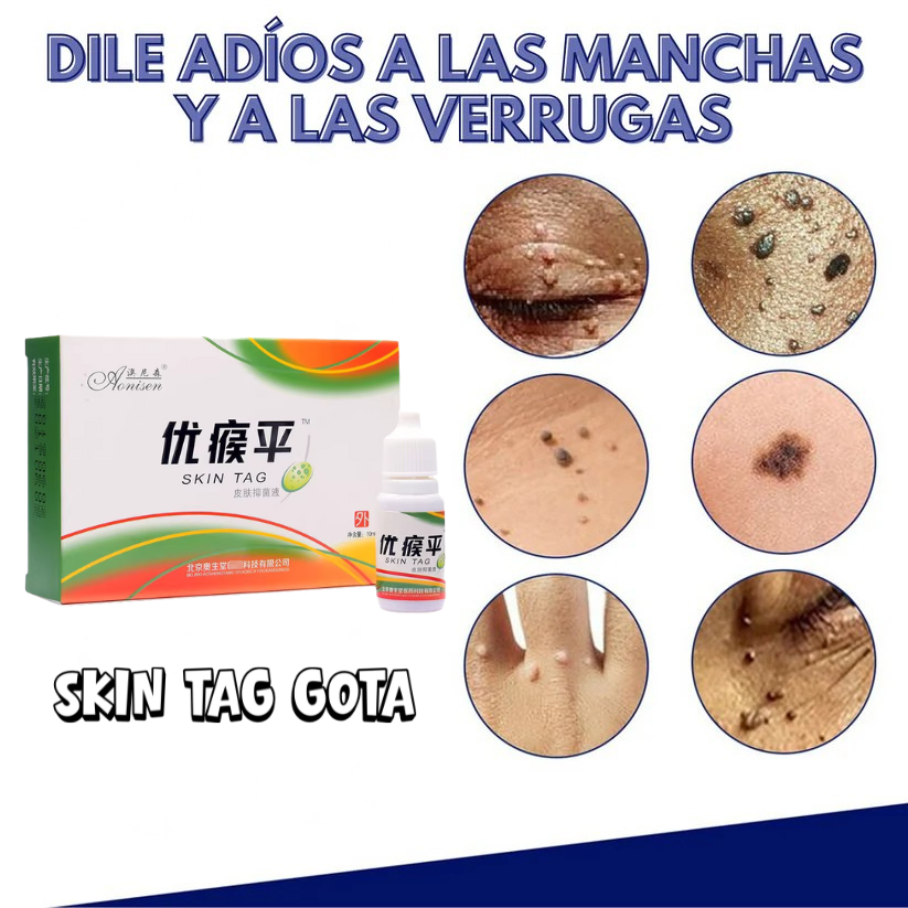 SKIN TAG GOTA ™  - Eliminador de  Lunares y Verrugas