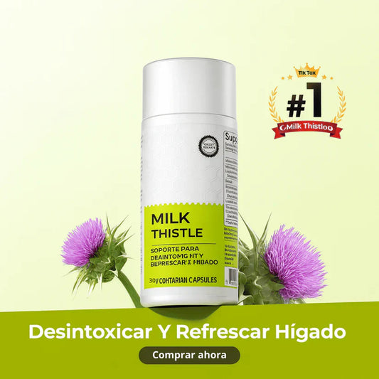 Milk Thistle - Detox Hepático & Limpieza de Colon
