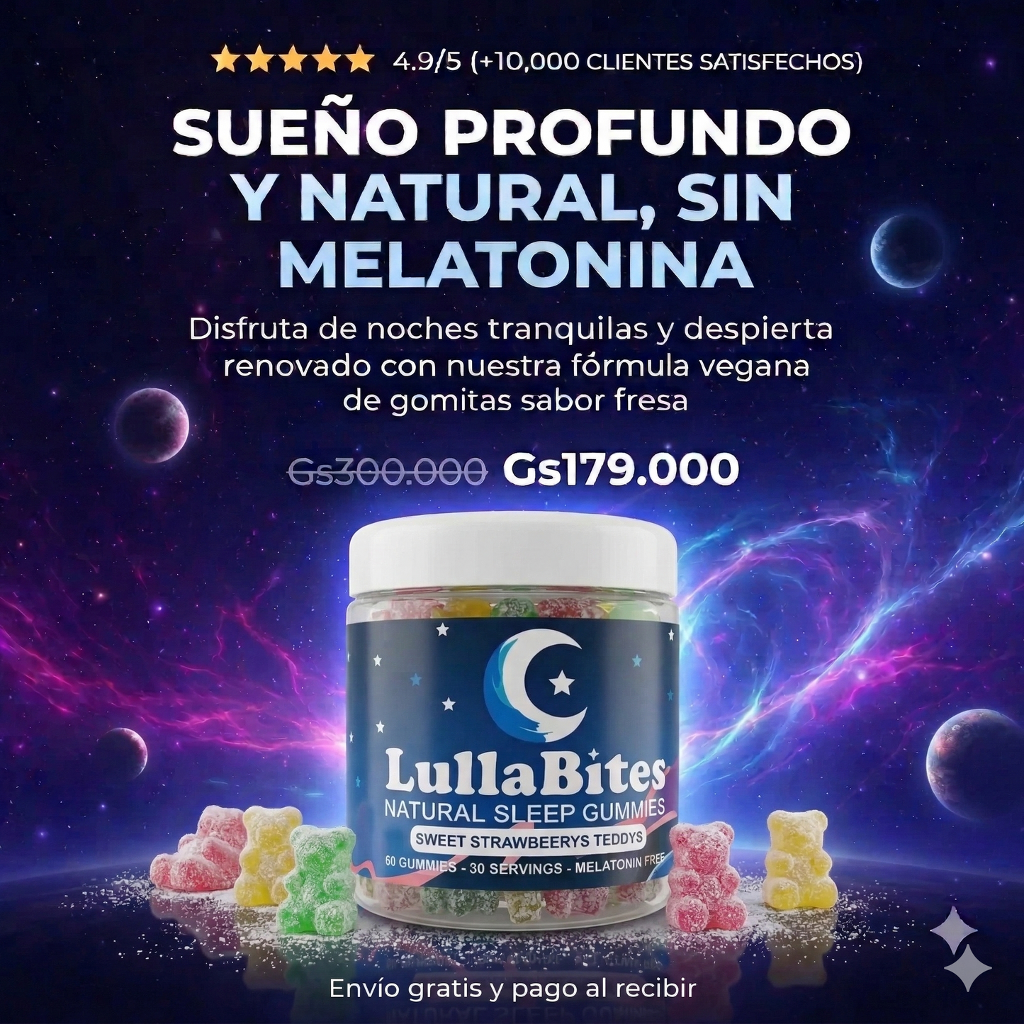 LullaBites - Gomitas naturales para dormir - Nueva Presentación OSITOS