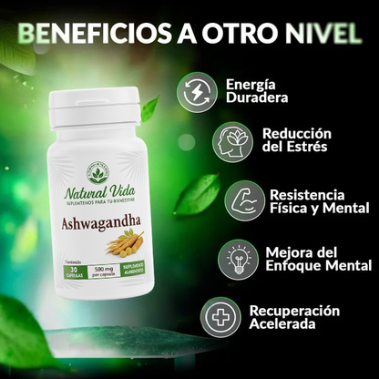 Ashwagandha Suplemento Anti Extres