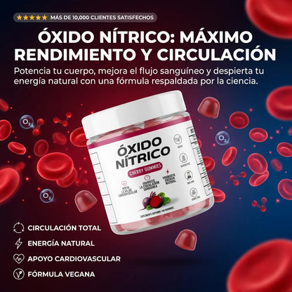 NitroBerry Boost – Gomitas de Óxido Nítrico Sabor Fresa