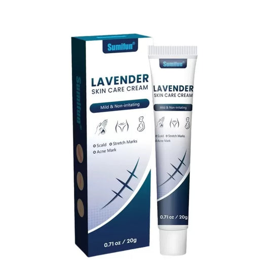 Crema para el cuidado de la piel con lavanda - Reparadora de cicatrices